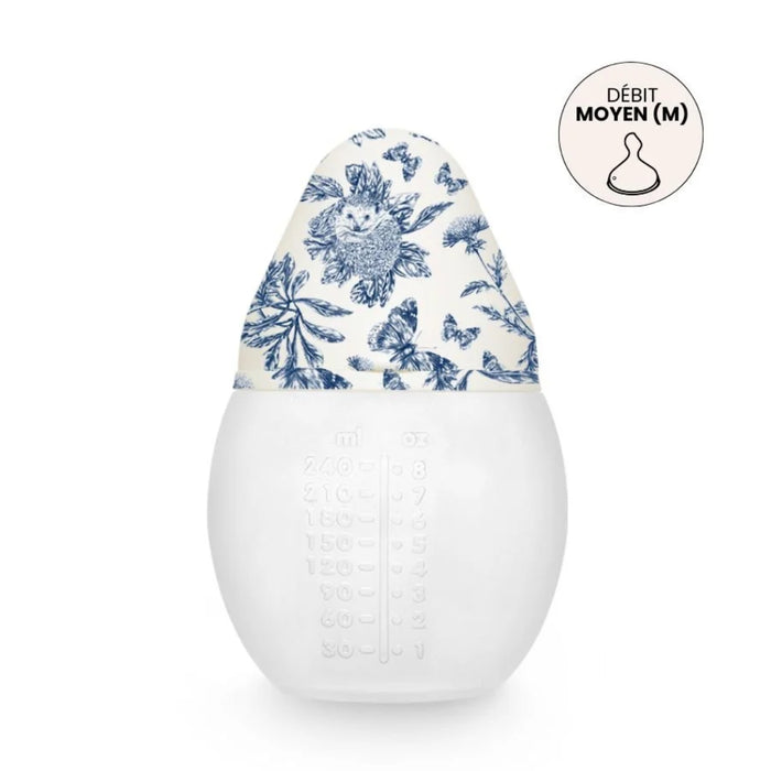 
    Mamadeira Élhée Tartine et Chocolat Toile de Jouy Blue 240ml - 0M+
  