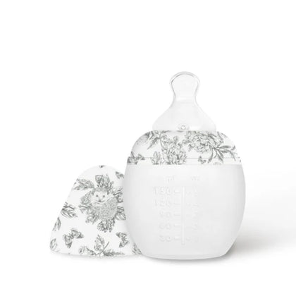 Mamadeira Élhée Tartine et Chocolat Toile de Jouy Grey 150ml - 0M+ - Élhée Babytunes