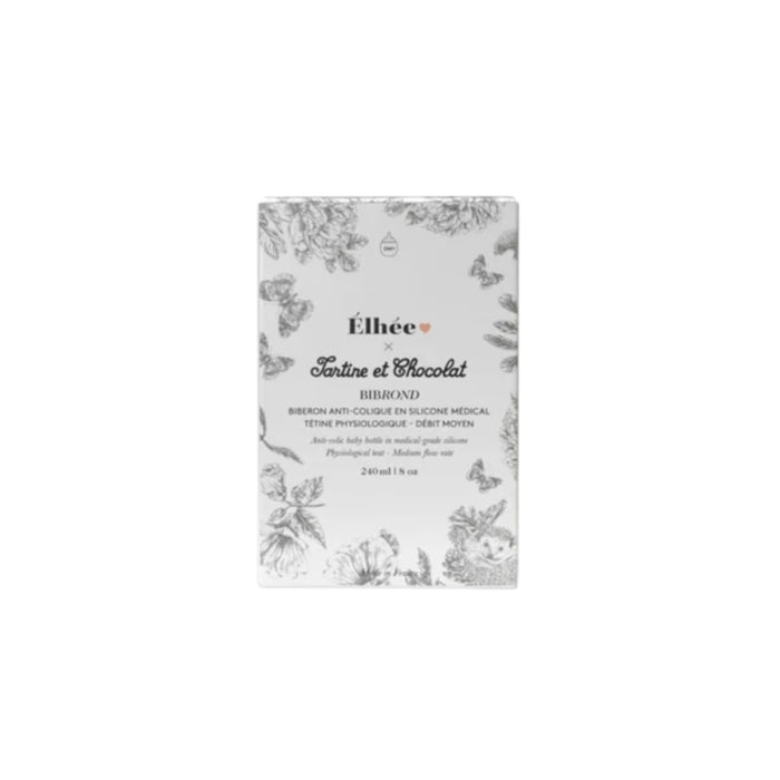 
    Mamadeira Élhée Tartine et Chocolat Toile de Jouy Grey 150ml - 0M+ - Élhée Babytunes
  
