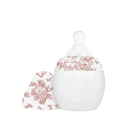 Mamadeira Élhée Tartine et Chocolat Toile de Jouy Terracotta 150ml - 0M+ - Élhée Babytunes