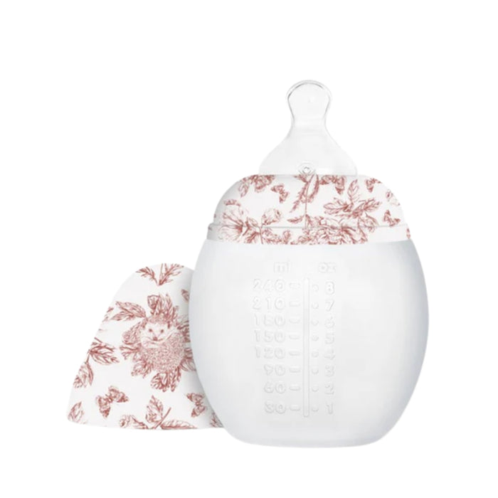
    Mamadeira Élhée Tartine et Chocolat Toile de Jouy Terracotta 240ml - 0M+ - Élhée Babytunes
  