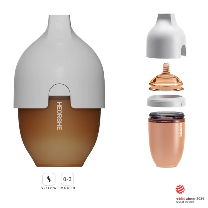 
    Mamadeira HEORSHE 160ML Grey
  