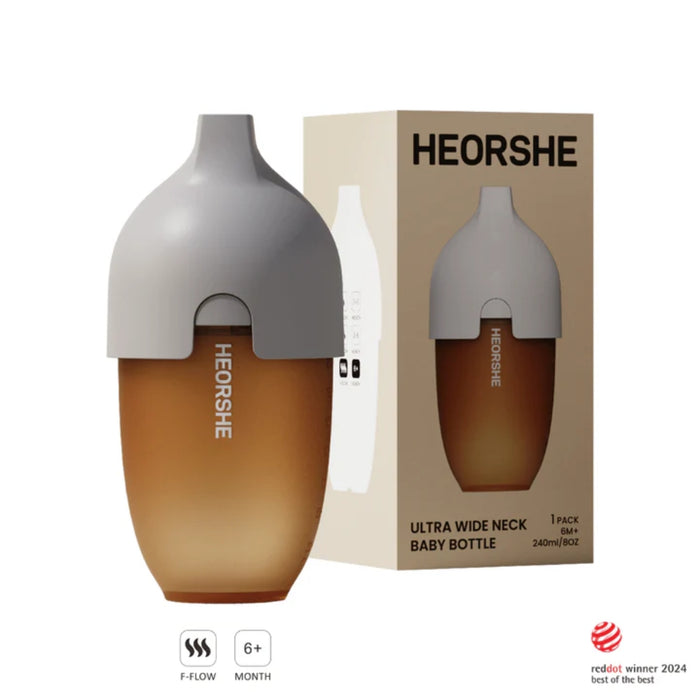 
    Mamadeira HEORSHE 240ML Grey
  