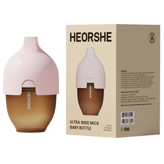
    Mamadeira HEORSHE 160ML Pink - HEORSHE Babytunes
  
