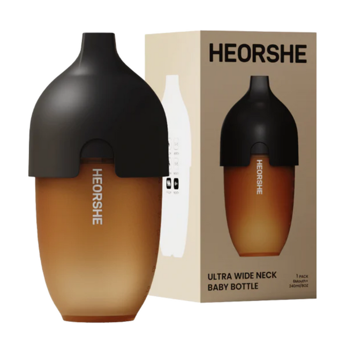 
    Mamadeira HEORSHE 240ML Black - HEORSHE Babytunes
  