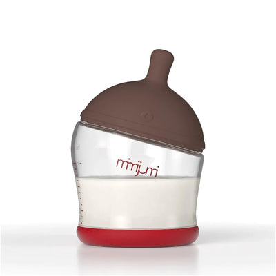 Mamadeira Mimijumi 120ML Bico Pele Negra - Fácil Limpeza e Montagem
