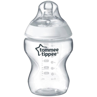 Mamadeira Tommee Tippee Transparente 260ML - Fácil Limpeza e Livre de BPA