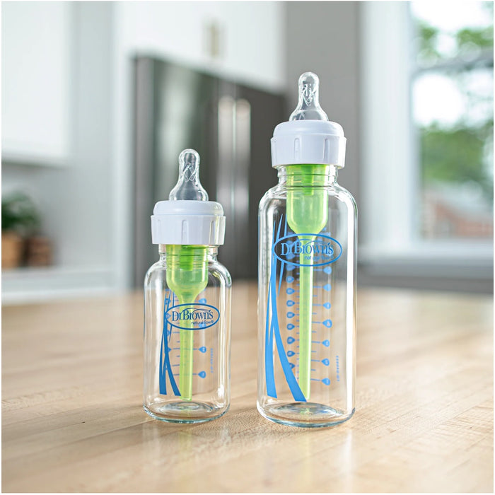 
    Mamadeira de Vidro Dr. Brown’s Natural Flow Anti-Colic Options+ 250ML - Dr. Brown'S Babytunes
  
