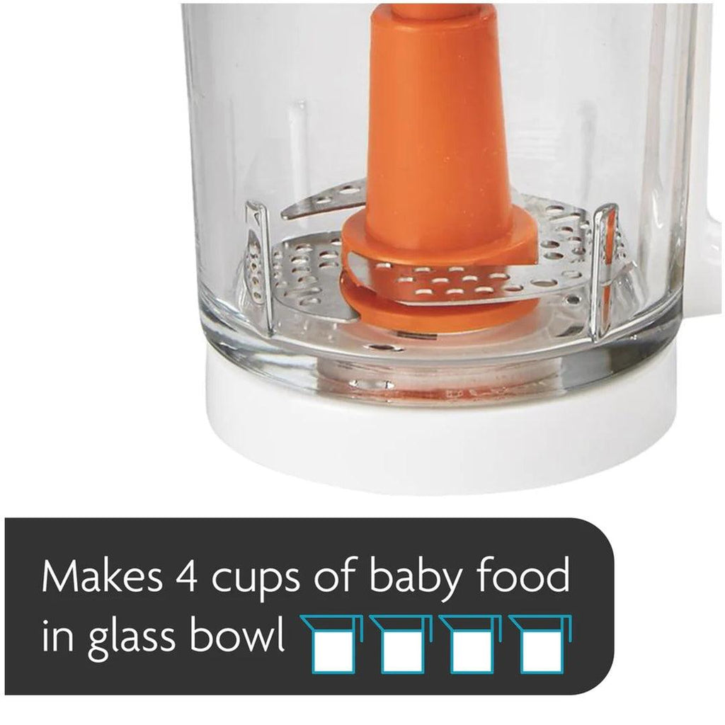 Máquina De Papinhas Glass One Step Baby Brezza Liquidificador Automático e Vaporizador - Baby Brezza Babytunes