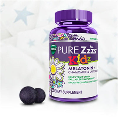 Melatonina Infantil Pure ZZZs Kidz Vicks - 72 Gomas - Cuidadosamente Formulado para Crianças