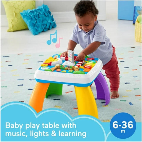 Mesa De Atividade Fisher Price Aprender e Brincar Passeando Pela Cidade Azul - Fisher Price Babytunes