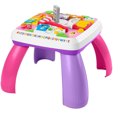 Mesa De Atividade Fisher Price Aprender e Brincar Passeando Pela Cidade Rosa - Fisher Price Babytunes