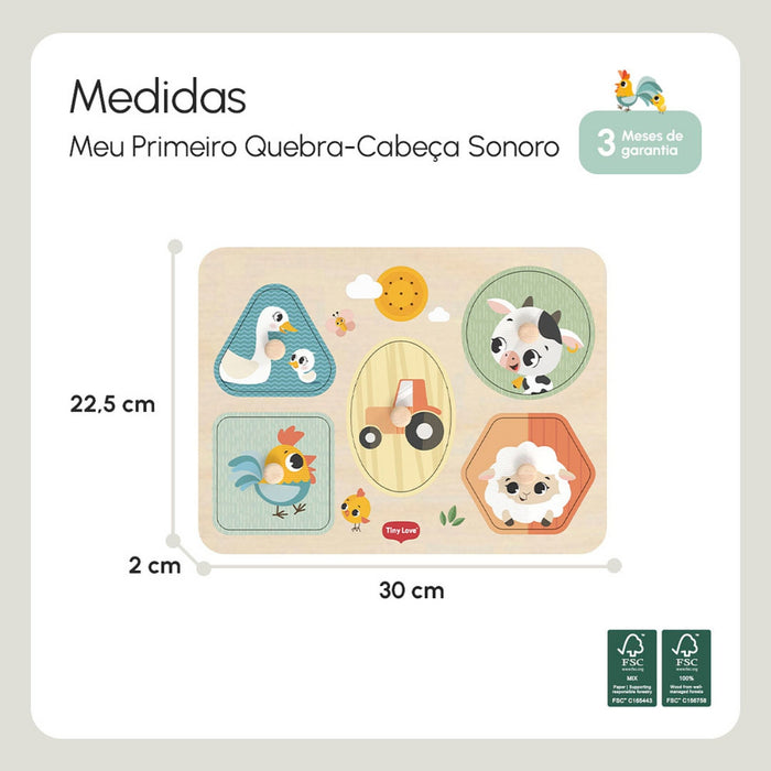 
    Meu Primeiro Quebra-Cabeças Sonoro Tiny Love Farmers Fun Day
  