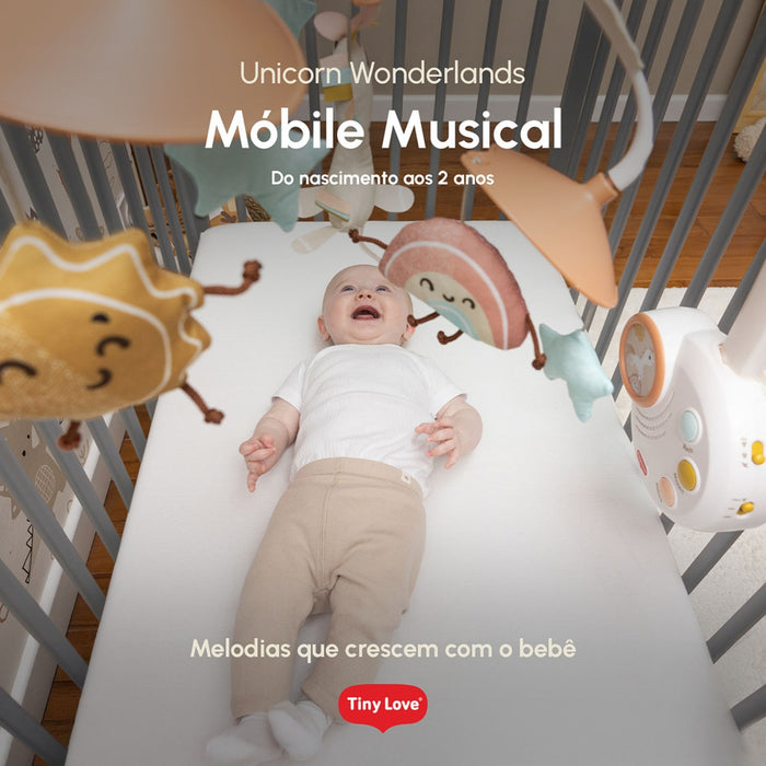 
    Móbile Musical 2 em 1 Tiny Love Unicorn Wonderlands - Tiny Love Babytunes
  