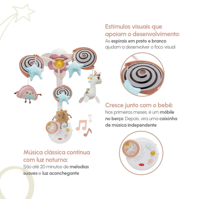 
    Móbile Musical 2 em 1 Tiny Love Unicorn Wonderlands - Tiny Love Babytunes
  