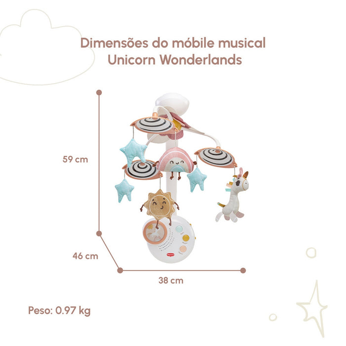 
    Móbile Musical 2 em 1 Tiny Love Unicorn Wonderlands - Tiny Love Babytunes
  