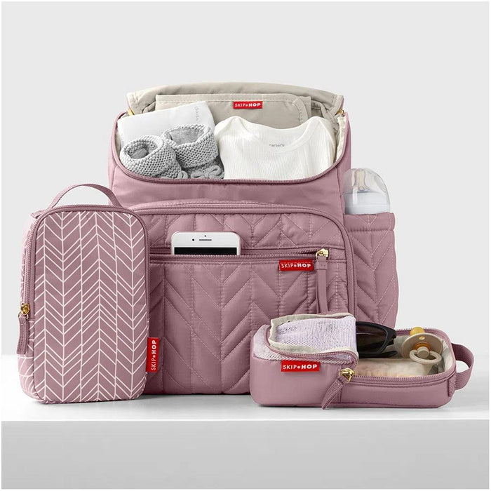 
    Mochila Maternidade Skip Hop Forma Lilás Rosado - Skip Hop Babytunes
  