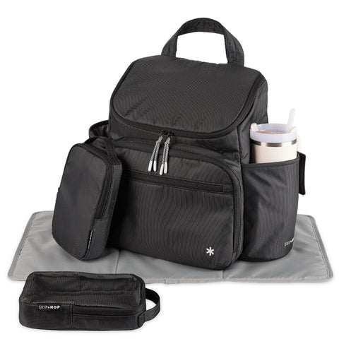Mochila Maternidade Skip Hop Next Forma Preta