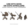 Moisés Infantil Cybex Mios/Coya Fold Lux Style Collection Coconut Brown