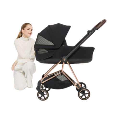 Moisés Infantil Cybex Mios/Coya Fold Lux Style Collection Peach Pink