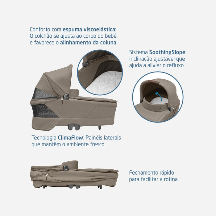 
    Moisés Infantil Maxi-Cosi Sense Twillic Truffle
  