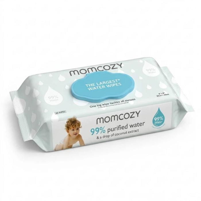 
    Lenços Umedecidos Momcozy Water Wipes Extra Large - 60 Unidades
  