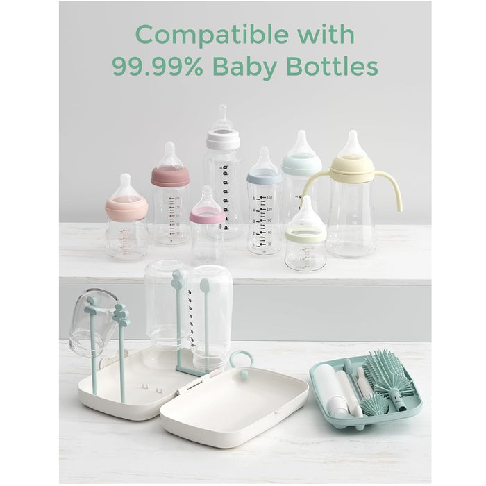
    Kit de Higiene Para Mamadeira Momcozy Clássico 7 em 1 Green - Momcozy Babytunes
  