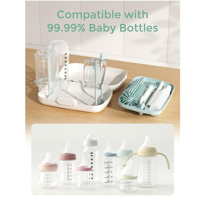 
    Kit de Higiene Para Mamadeira Momcozy Clássico 7 em 1 Green - Momcozy Babytunes
  