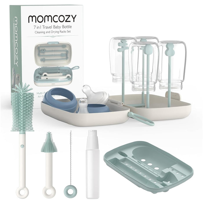 
    Kit de Higiene Para Mamadeira Momcozy Clássico 7 em 1 Green - Momcozy Babytunes
  