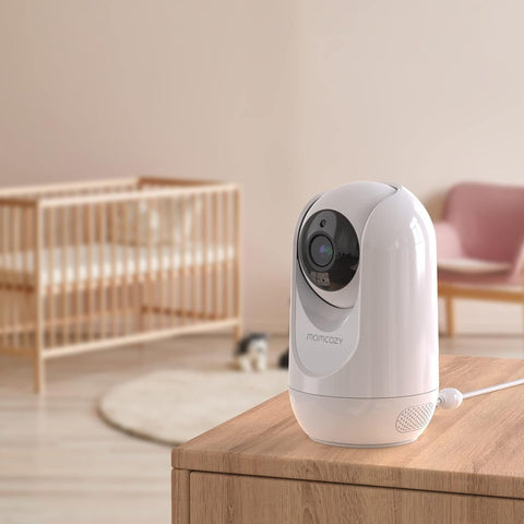 Babá Eletrônica Inteligente Momcozy BM04 Wi-Fi com 2 Câmeras