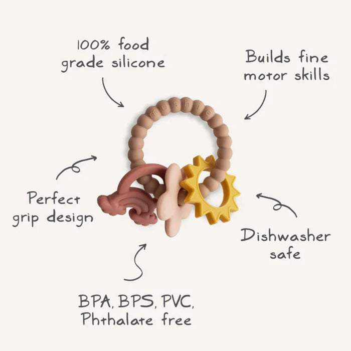 
    Mordedor Infantil Mushie Nature Teething Ring
  