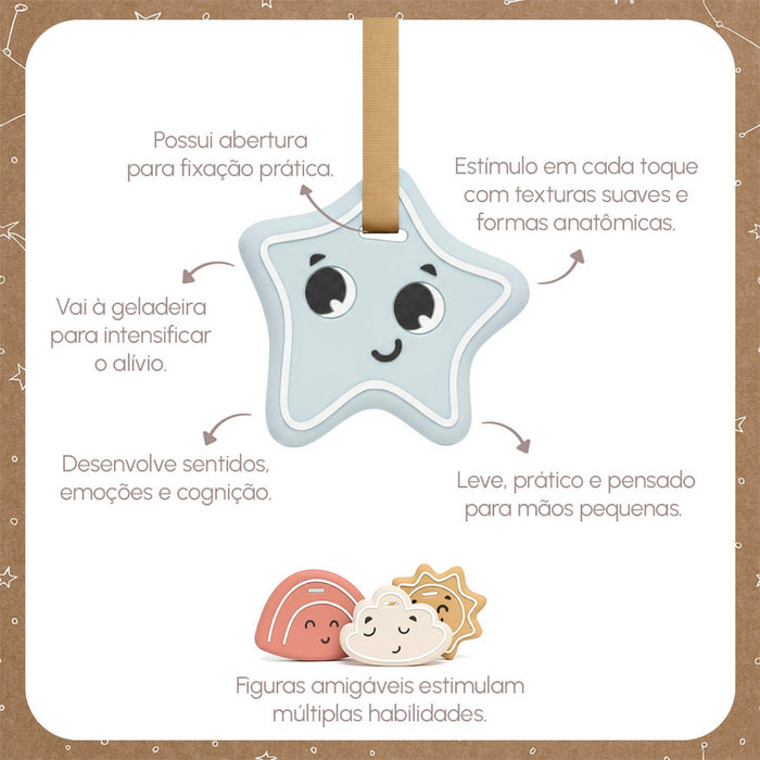 
    Mordedor Sensorial em Silicone Tiny Love Estrela
  