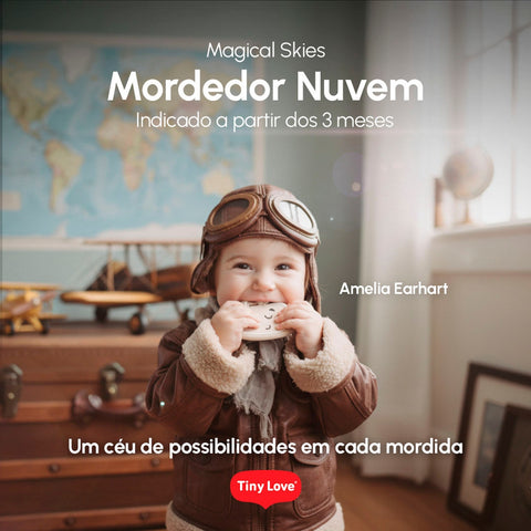 Mordedor Sensorial em Silicone Tiny Love Nuvem