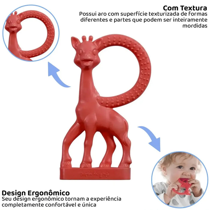 
    Mordedor Vanilla Girafa Sophie Vermelho
  