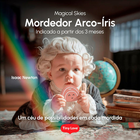 Mordedor Sensorial em Silicone Tiny Love Arco-Íris