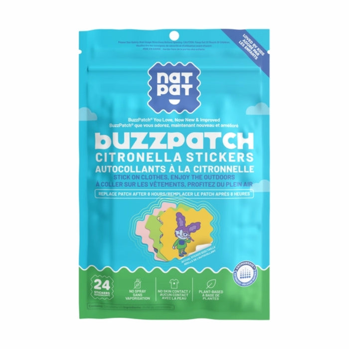 
    Adesivos Repelentes para Mosquitos NATPAT BuzzPatch – 24 Unidades
  