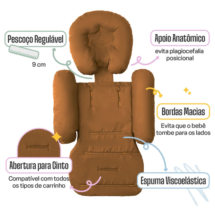 
    Ninho Redutor Multifuncional Para Carrinho Yogi Baby Ambar Glow - Yogi Baby Babytunes
  