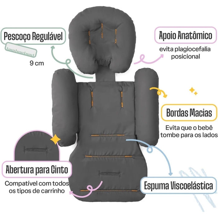 
    Ninho Redutor Multifuncional Para Carrinho Yogi Baby Cool Gray - Yogi Baby Babytunes
  