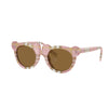 Óculos de Sol Infantil Burberry Teddy Bear Brown e Pink