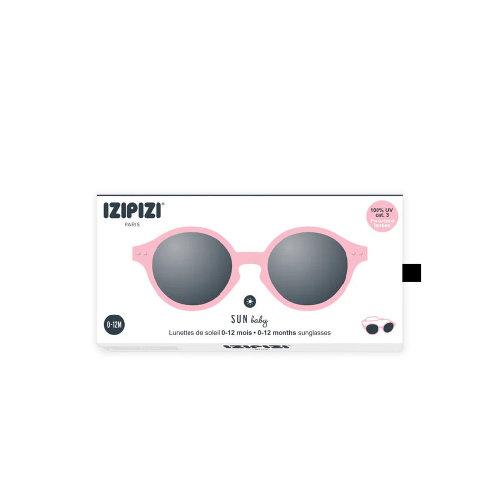 Óculos de Sol Infantil com Proteção UV Izipizi 0-12M Pastel Pink