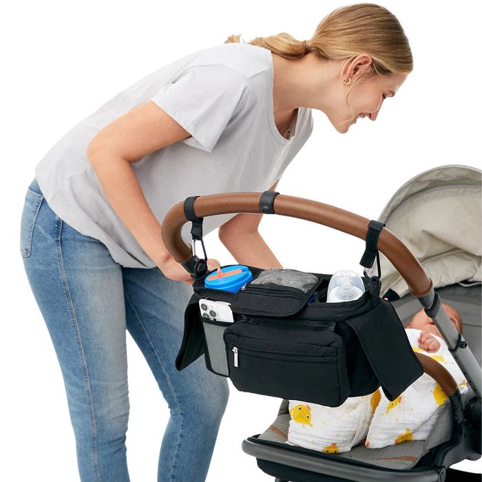 
    Organizador Universal Para Carrinho De Bebê Momcozy Black
  