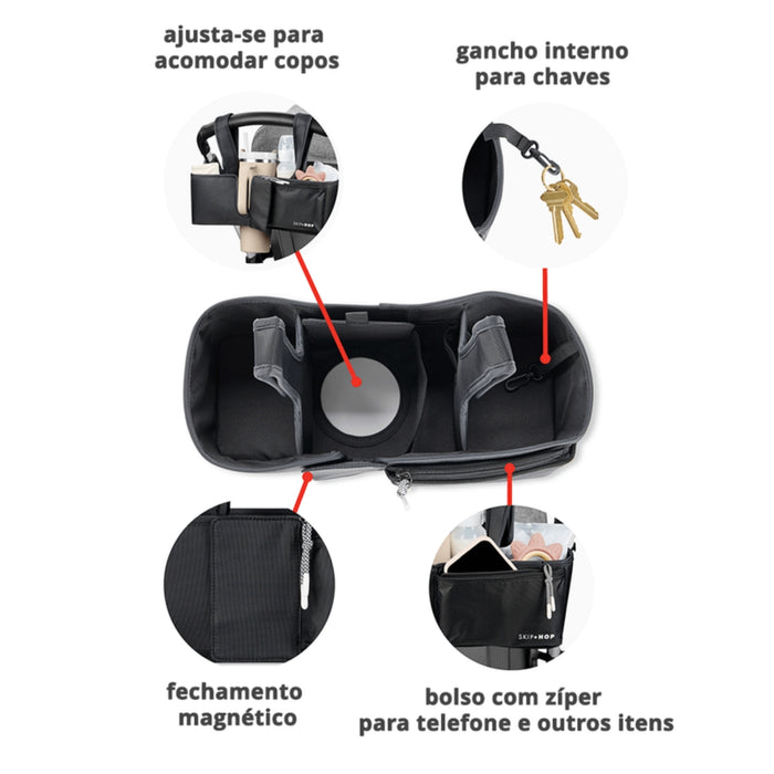 
    Organizador Para Carrinho De Bebê Skip Hop Ultimate Preto
  
