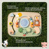 Painel de Atividades de Madeira Tiny Love Farmers Fun day