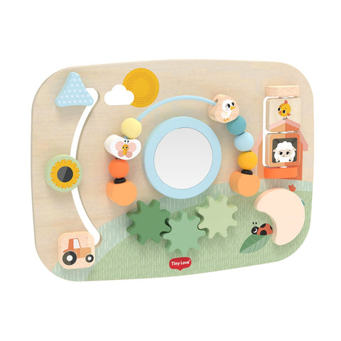Painel de Atividades de Madeira Tiny Love Farmers Fun day