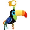 Pelúcia Tucano Zaza Buba com Mordedor e Chocalho
