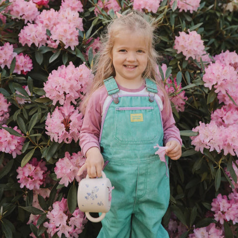 Porta Snack Infantil Mushie Lilac Flowers
