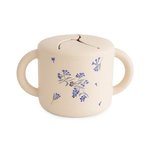 Porta Snack Infantil Mushie Lilac Flowers