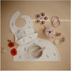 Porta Snack Infantil Mushie Pink Flowers - Mushie Babytunes