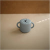 Porta Snack Infantil Mushie Powder Blue - Mushie Babytunes