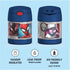 Pote Térmico Infantil Thermos Funtainer Homem Aranha Azul 290ML